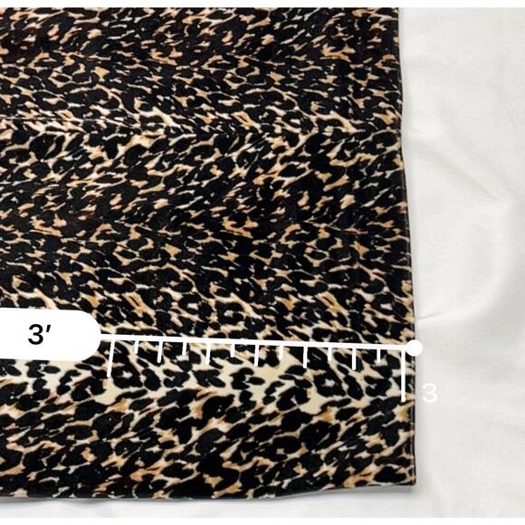 Cache Velvet Leopard Print Keyhole Bodycon Long Sleeve Sheath Women's Size 6 - Picture 11 of 12